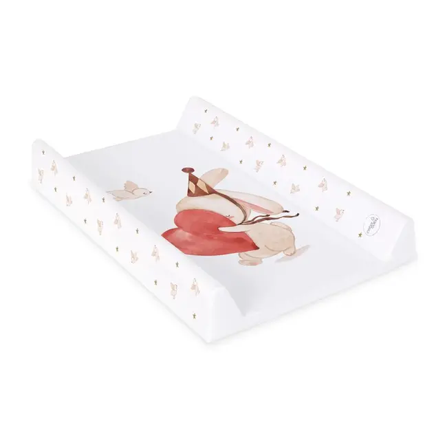 Saltea de infasat, Ceba Baby, Cu Intaritura, Pentru comode, masute de infasat si patuturi, 50x70 cm, Fara BPA, Certificata Oeko-Tex Standard 100, 0 luni+, Ultra Light Pierrot BYNW-204-000-785
