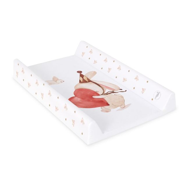 Saltea de infasat, Ceba Baby, Moale, Pentru comode si masute de infasat, 50x70 cm, Fara BPA, Certificata Oeko-Tex Standard 100, 0 luni+, Basic Pierrot BYNW-102-000-785