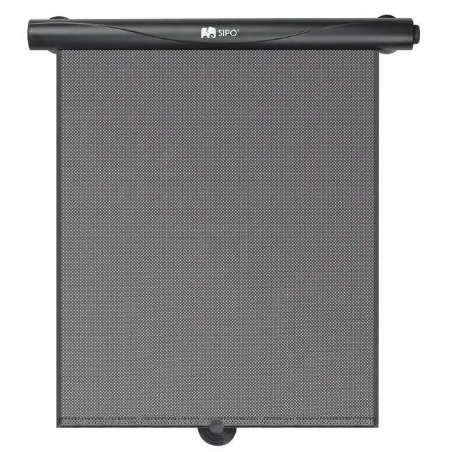 Set 2 parasolare tip rulou pentru geam auto, negru, Sipo EKDSCA-06