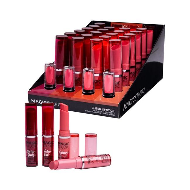 Set 24 Ruj Sheer Lipstick, 12281, Magic Studio