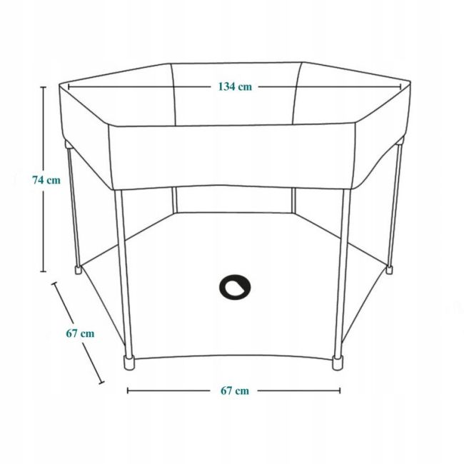 Tarc de joaca, Lionelo, Roel Plus, Pliere ultra-compacta, Sistem LockGuard impotriva plierii accidentale, Geanta de transport inclusa, Conform cu EN 12227:2010, 134x134x74 cm, 6 luni+, Multicolor BYNLO-ROEL_PLUS_GREY_MULTICOLOR