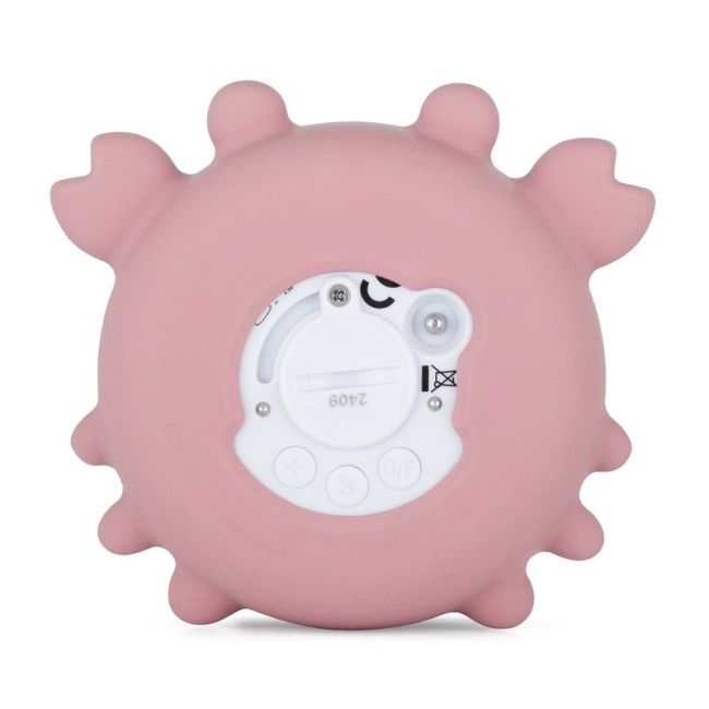 Temometru digital, Petite&Mars, Crabul Caleb, Multifunctional, Ecran usor de citit, Valoare precisa, Silicon Sigur, Avertizare temperatura, 0 luni+, Roz BYN583820