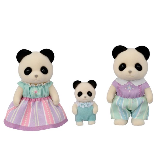 Figurine sylvanian families-familia ursuletilor panda trio sf5770
