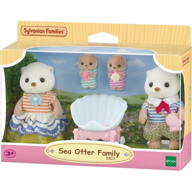 Figurine sylvanian families-familia vidrelor de mare sf5803