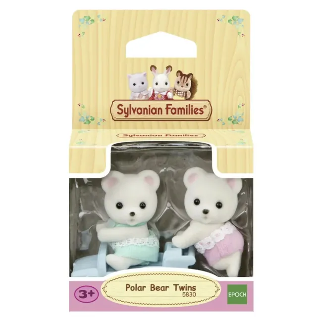 Figurine sylvanian families-gemeni ursuleti polari sf5830