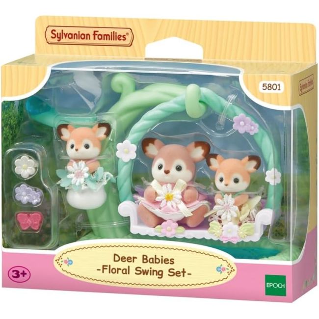 Figurine sylvanian families-leagan pentru pui de caprioare sf5801