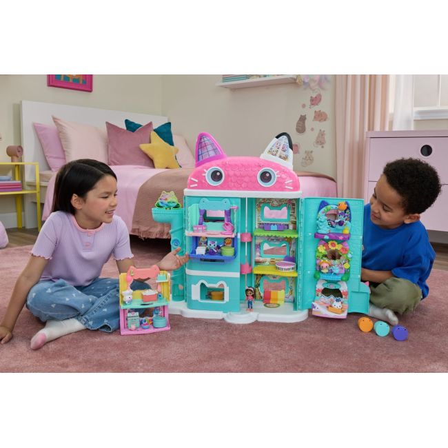 GABBYS DOLLHOUSE FILMUL CASA DE PAPUSI A LUI GABBYS MEOW MAZING CU ACCESORII VIV6074334