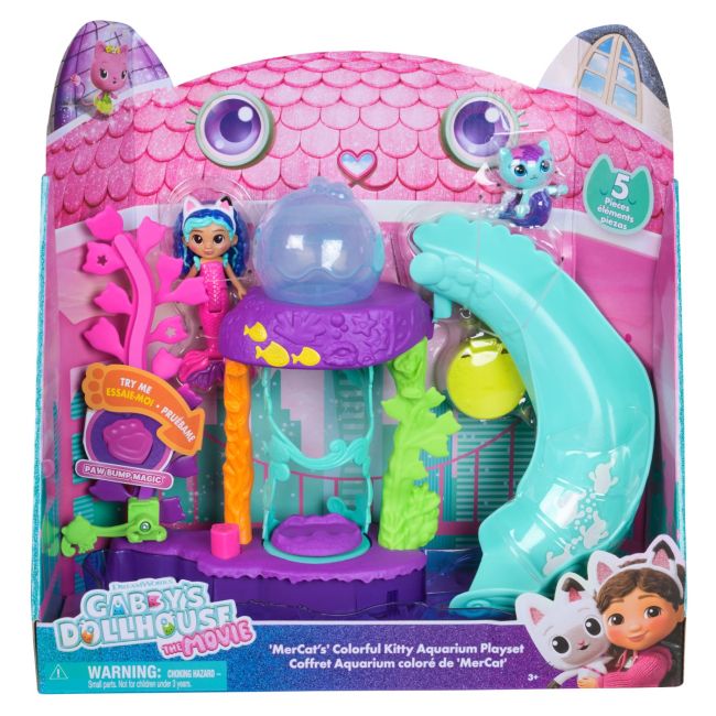 GABBYS DOLLHOUSE FILMUL SET ACVARIUL COLORAT CU FIGURINA SI ACCESORII VIV6074401
