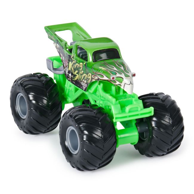 MONSTER JAM SET 2 MASINUTE METALICE BOG HOG SI KING SLING SCARA 1 LA 64 VIV6064128_20148544