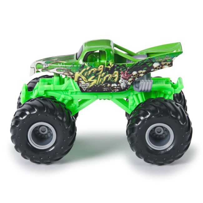 MONSTER JAM SET 2 MASINUTE METALICE BOG HOG SI KING SLING SCARA 1 LA 64 VIV6064128_20148544