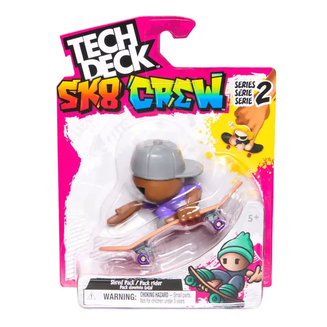 TECH DECH SK8 CREW PACHET PLACA SI FIGURINA 9.6CM SAPCA GRI VIV6071054_20151492