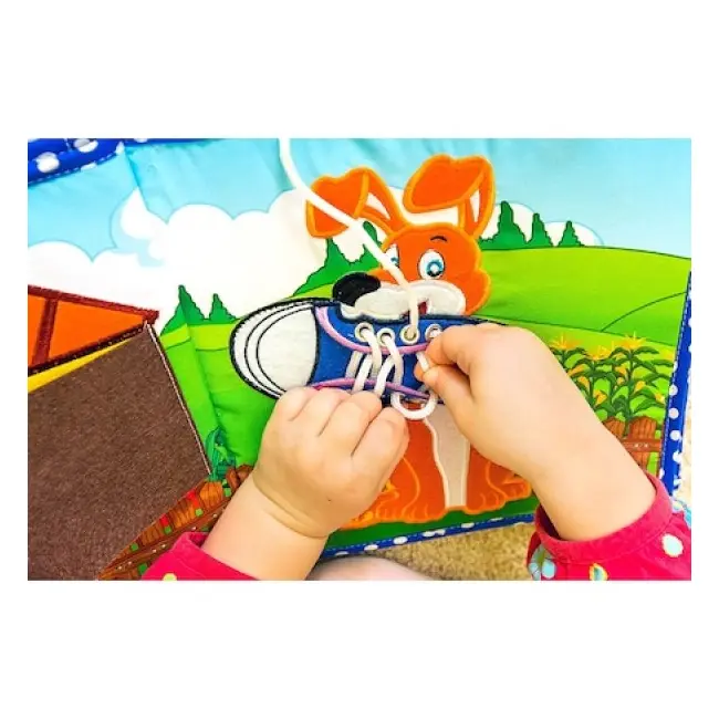 Carticica cu activitati Piqipi - Quiet book Puppy Edition - SOLPIQ9499