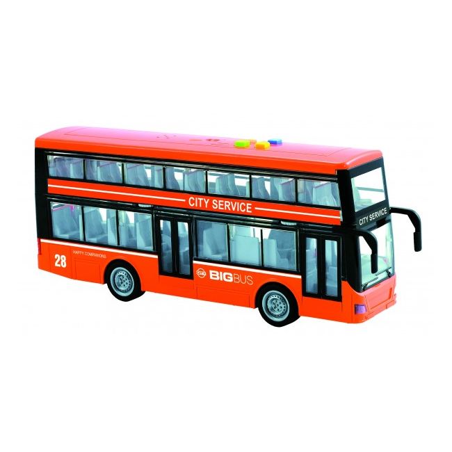Autobuz metal RS Toys cu sunete si lumini SOLRS11182