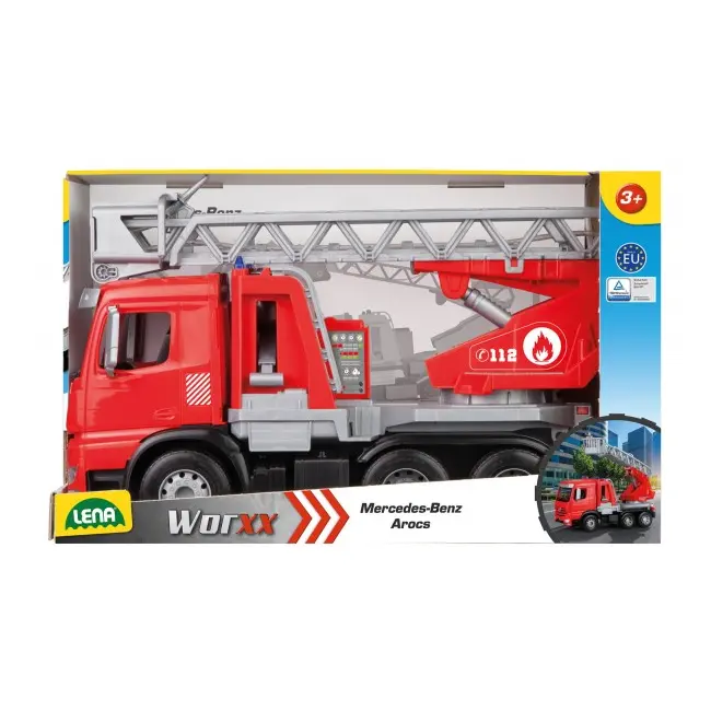 Camion de pompieri din plastic pentru copii Lena Mercedes Arocs  - SOLLE04615