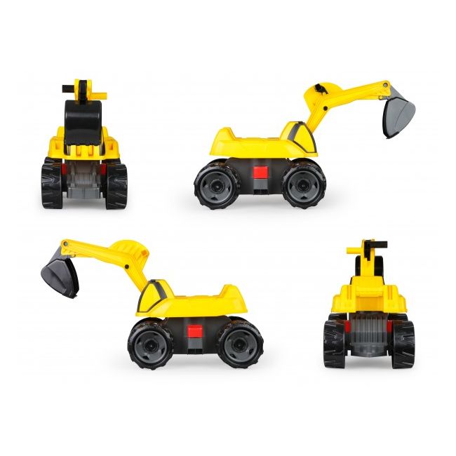 Excavator Lena Giga Trucks cu sezut din plastic 68 cm SOLLE02144
