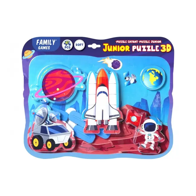 Puzzle 3D din spuma Globo 47 de piese SOLGL41252