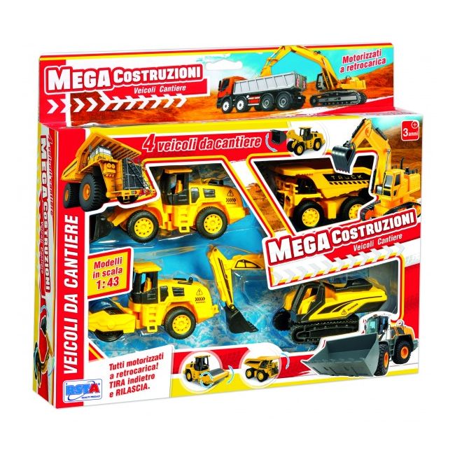 Set 4 vehicule santier RS Toys SOLRS11349
