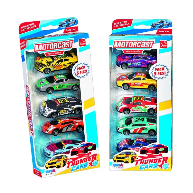 Set 5 masinute metal RS Toys cu pullback SOLRS11200