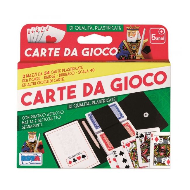 Set doua perechi carti in suport piele eco RS Toys SOLRS11872