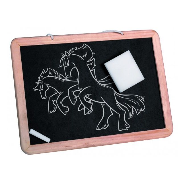 Tablita lemn RS Toys cu creta si burete SOLRS8299