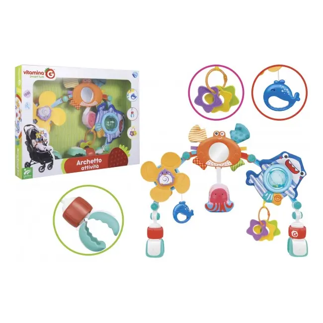 Jucarie bebelusi arcada cu activitati si clips prindere Vitamina G SOLGL05206