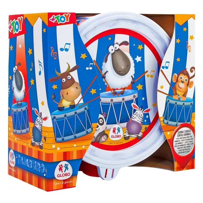 Jucarie Toba plastic Globo cu doua bete 18.5 cm - SOLGL40353