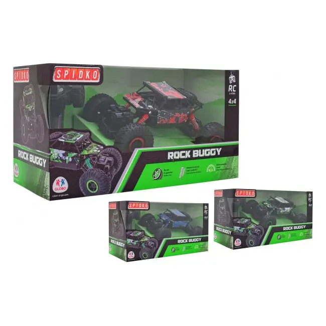 Masinuta cu telecomanda 4x4 cu roti spate flexibile pentru a urca peste obstacole - SOLGL39006