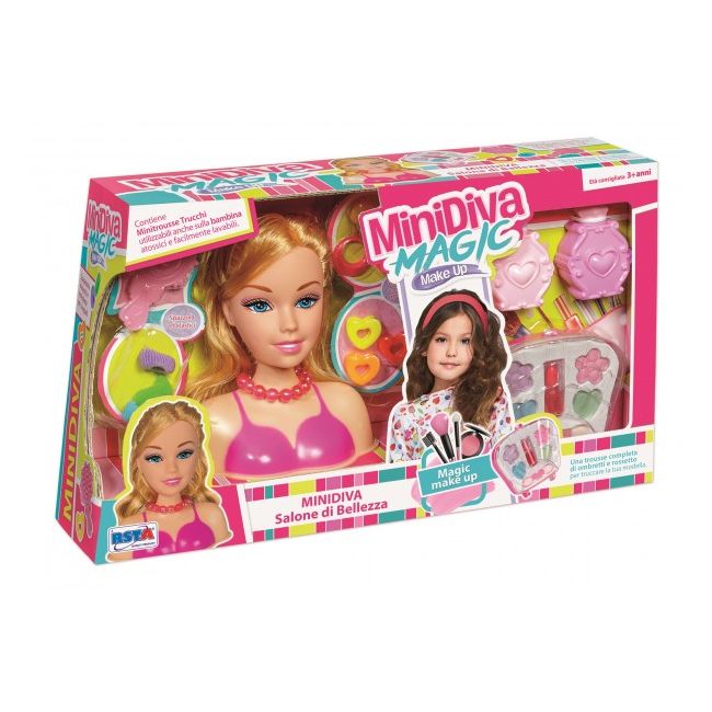 Set cosmetica MInidiva RS Toys cu bust cosmetica si accesorii SOLRS11700