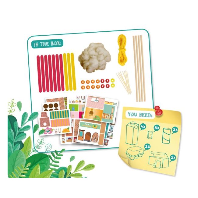 Set DIY Lena Upcycling Village Carte de povesti in limba germana SOLLE42830