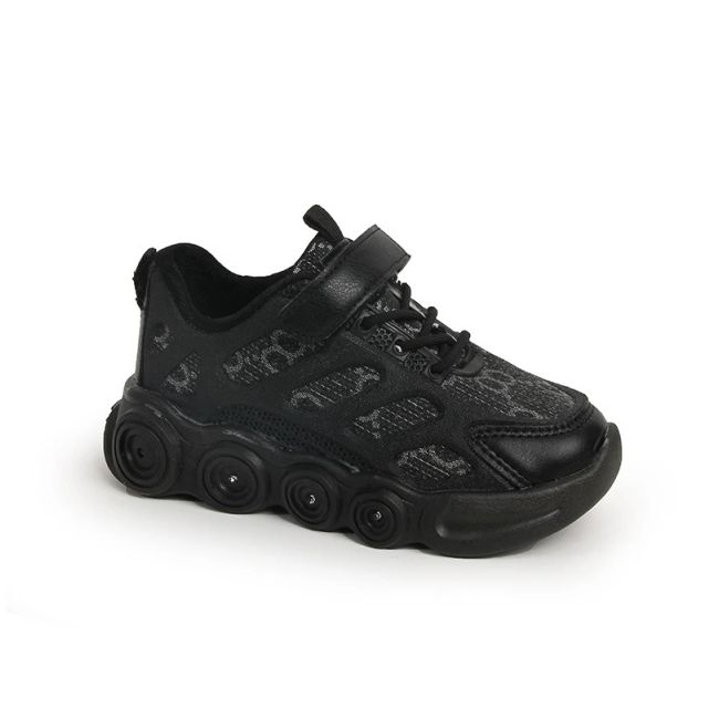 Adidasi negri cu luminite - super style adg-58-3-1