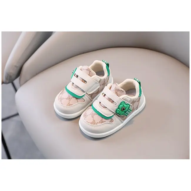 Adidasi pentru baietei - green teddy adt1996-1-sa48