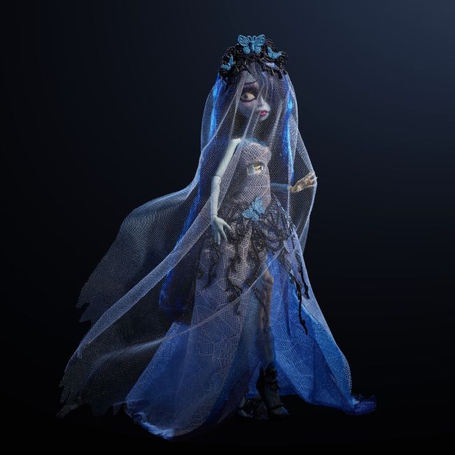 MONSTER HIGH SKULLECTOR PAPUSA EMILY DIN FILMUL CORPSE BRIDE DE TIM BURTONS VIVMTJDR67