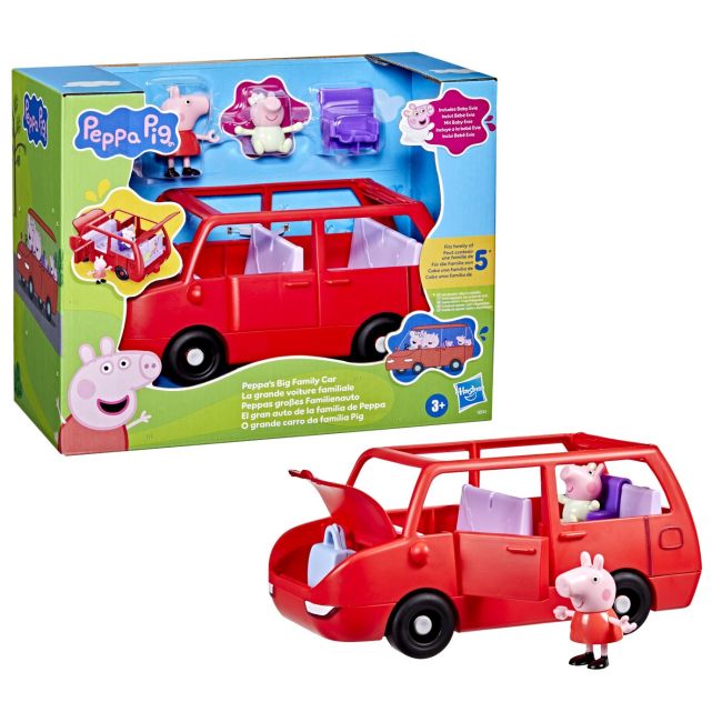 PEPPA PIG MASINA FAMILIEI PEPPA CU FIGURINE VIVG0541
