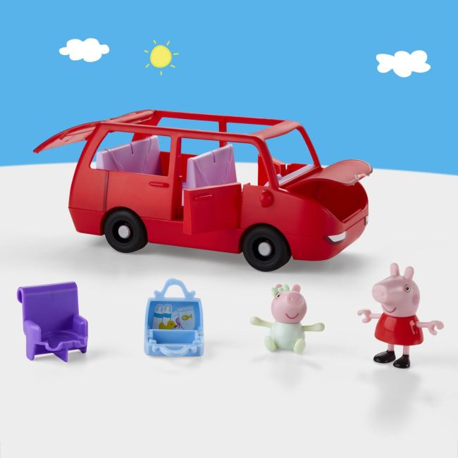 PEPPA PIG MASINA FAMILIEI PEPPA CU FIGURINE VIVG0541