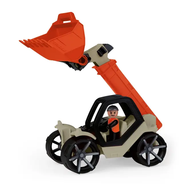 Incarcator telescopic Lena Truxx, din plastic, cabina rabatabila