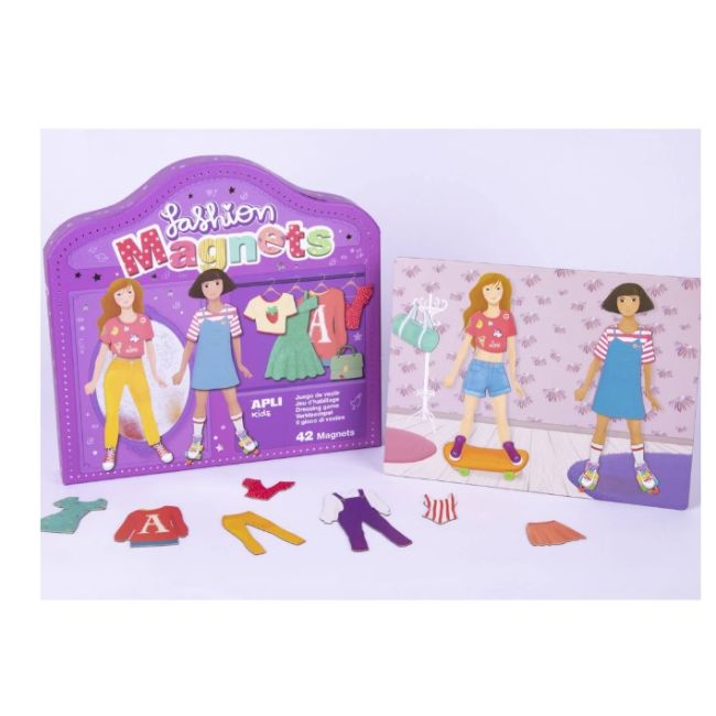 Joc magnetic APLI - Fashion, 42 piese