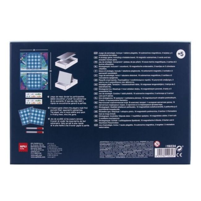 Joc magnetic Submarin, Apli Kids, 28 x 36 cm, 5 ani+