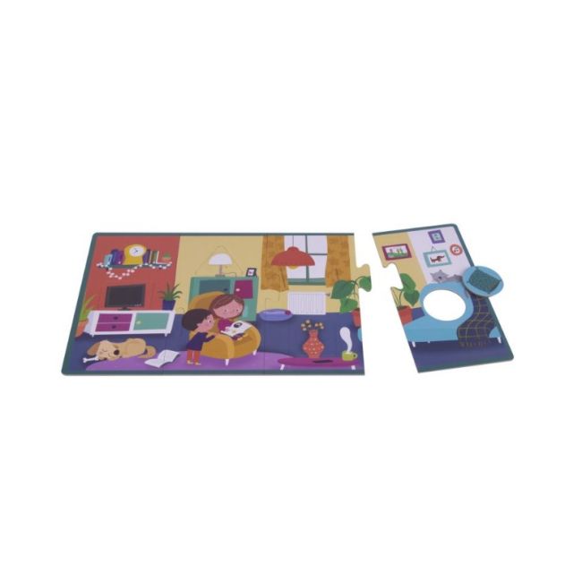 Puzzle APLI XL - Casa mea, set 4 puzzle