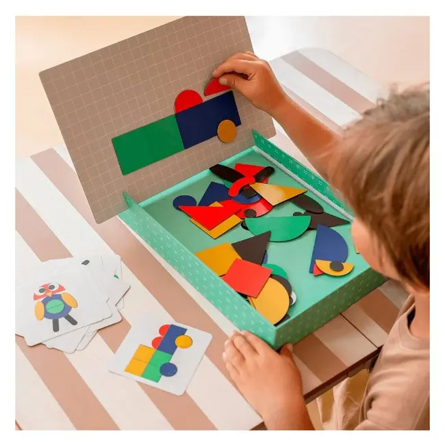 Puzzle magnetic, APLI Kids, 50 de piese, Multicolor