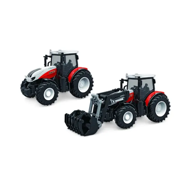 Tractor agricol cu radiocomanda RS Toys, cu 4 functii, lumini, scara 1:24 SOLRS11650