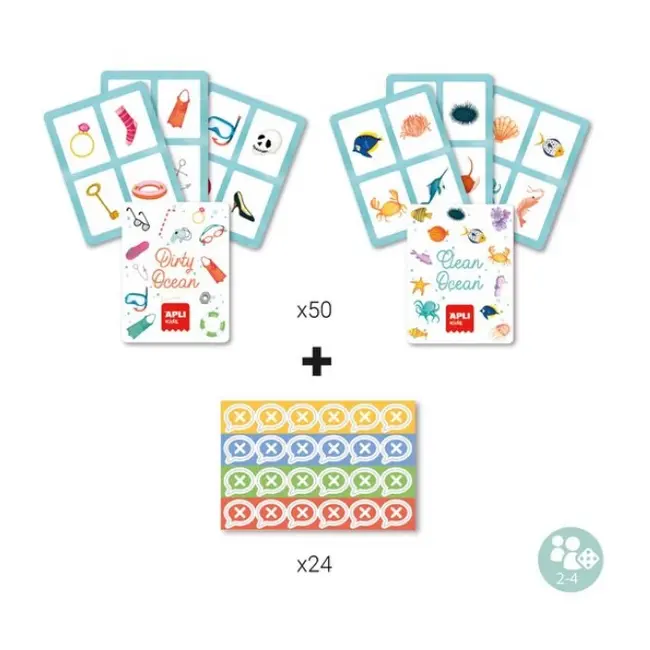 Joc de observare Salvati Oceanul, Apli Kids, 3 ani+