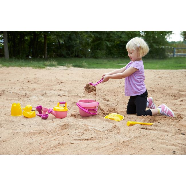 Set 10 piese nisip, Lena, 2 ANI+, Multicolor