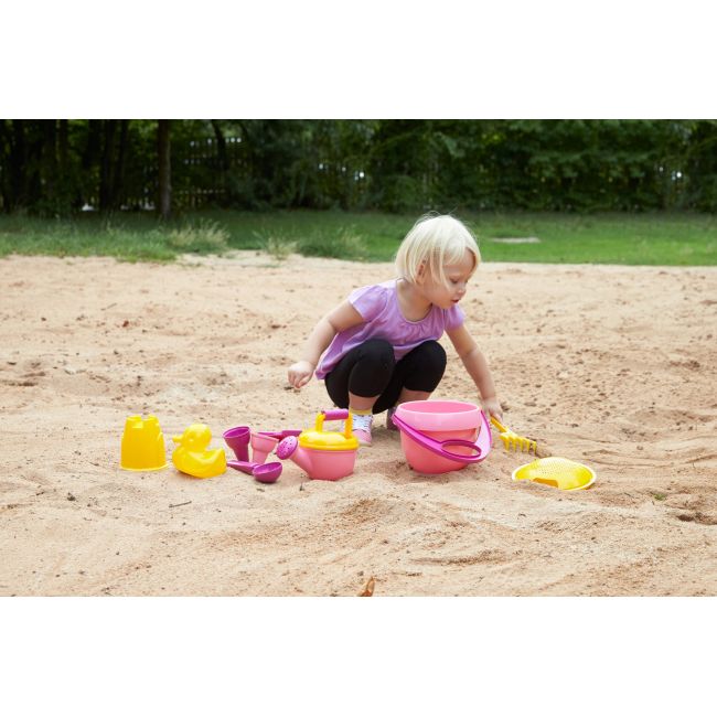 Set 10 piese nisip, Lena, 2 ANI+, Multicolor