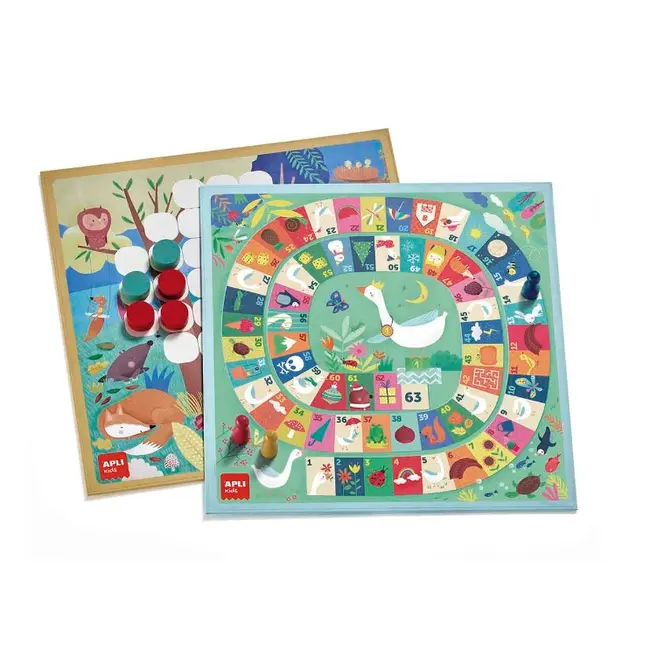 Set de jocuri, Apli Kids, Gaste, 4 in linie, Chitibusuri, Serpi si scari