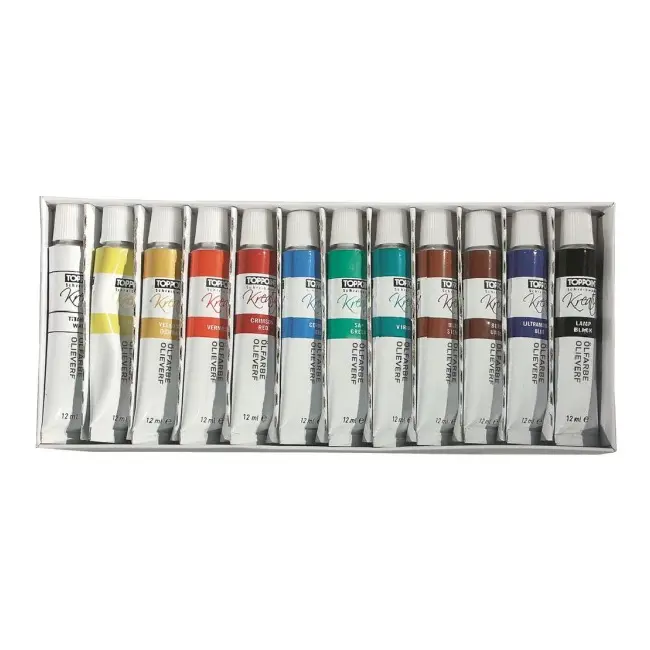 Set 12 vopsele in ulei Stylex 12 ml SOLVDM1423014