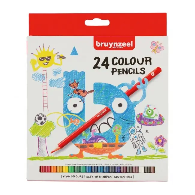 Set 24 creioane colorate Bruynzeel SOLVDM2002510
