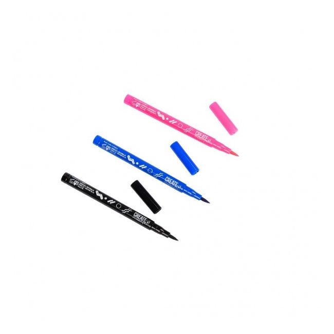Set 3 tusuri de ochi Poptastic Create It pentru fetite SOLVDM2008668