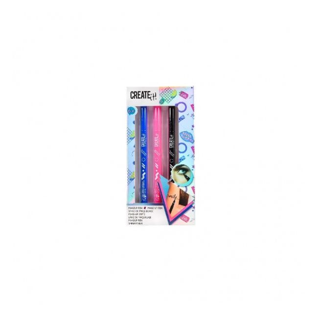 Set 3 tusuri de ochi Poptastic Create It pentru fetite SOLVDM2008668