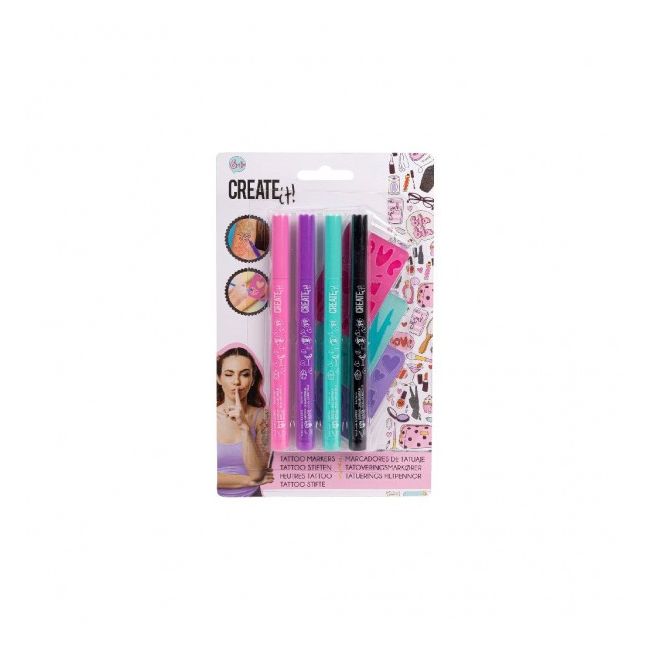 Set markere si acceosrii pentru tatuaje Create It SOLVDM2011830