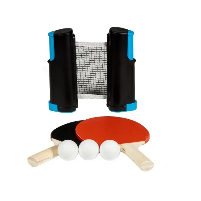 Set tenis de masa cu palete mingi si fileu extensibil SportX SOLVDM2004280
